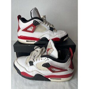 Nike Air Jordan‎ 4 Red Cement - Men’s Size 9 - DH6927-161 - Moderate Wear